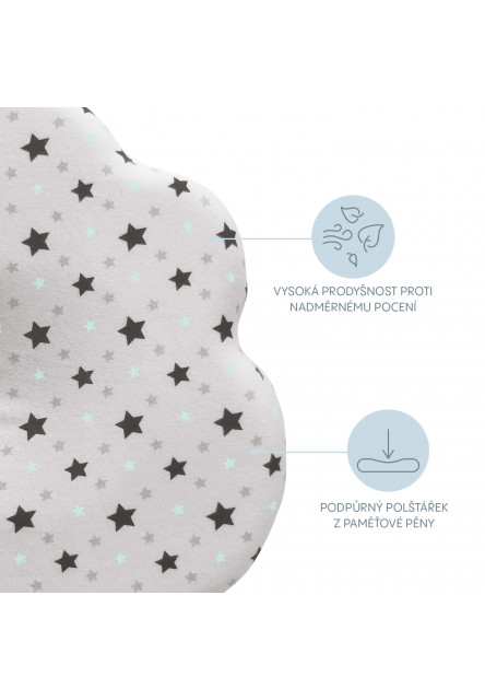 Vankúšík z pametovej peny, Pink stars