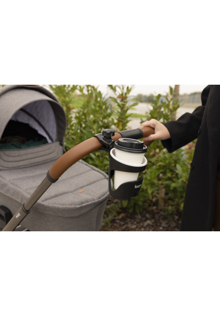 Držák na pití na kočárek - Deluxe, Black