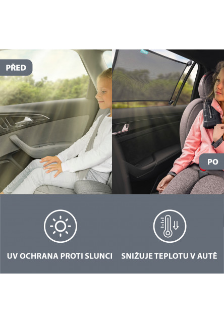 Flexibilná slnečná clona do auta