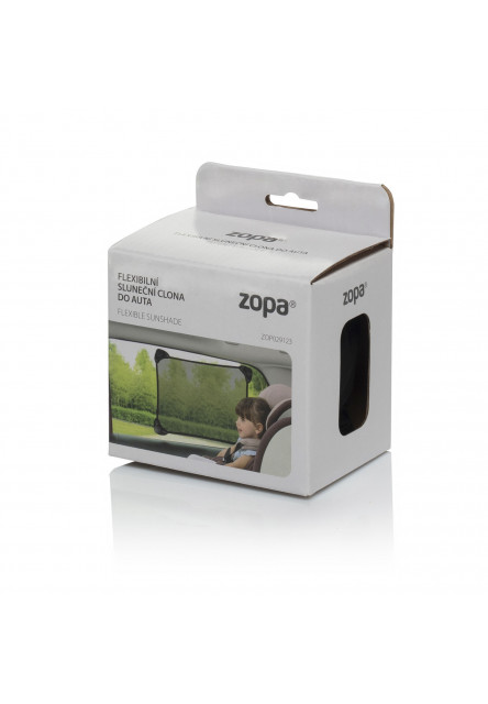 Flexibilná slnečná clona do auta