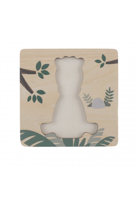 Dřevěné puzzle malé, Zebra