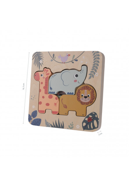 Dřevěné puzzle hlavolam, Wood