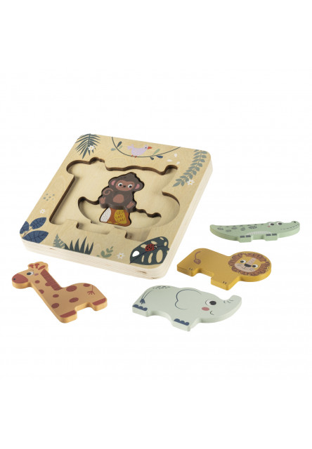 Dřevěné puzzle hlavolam, Wood