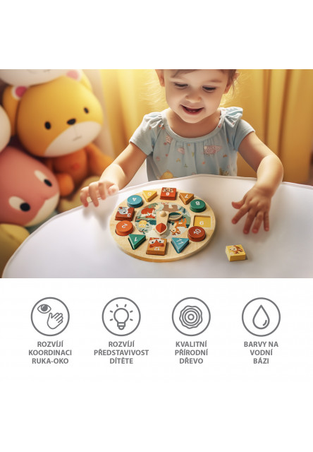 Dřevěné aktivity hodiny, Wood