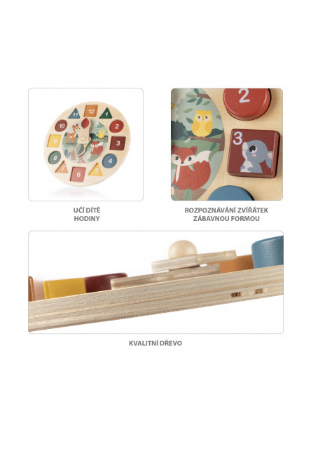 Dřevěné aktivity hodiny, Wood