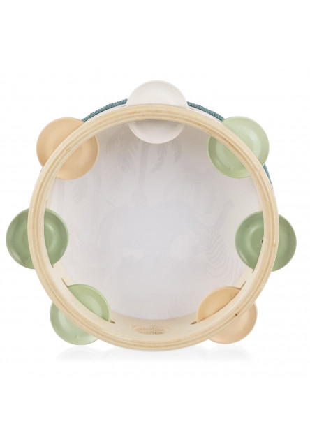 Drevená detská tamburína