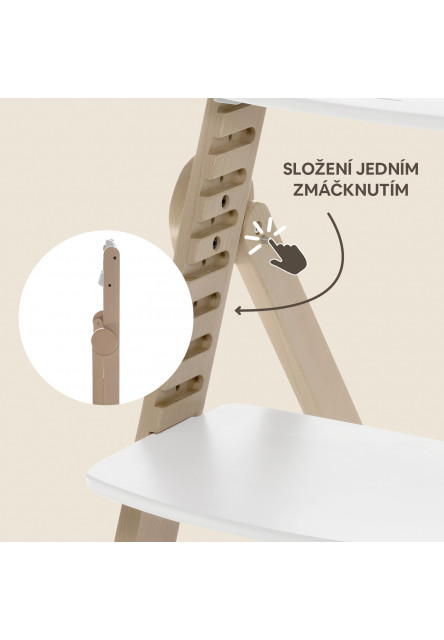 Drevená jedálenská stolička Clipp & Clapp, Pistacio Green