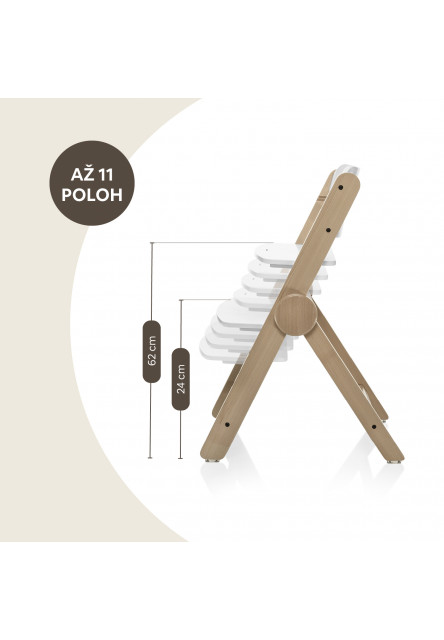 Drevená jedálenská stolička Clipp & Clapp, Pistacio Green