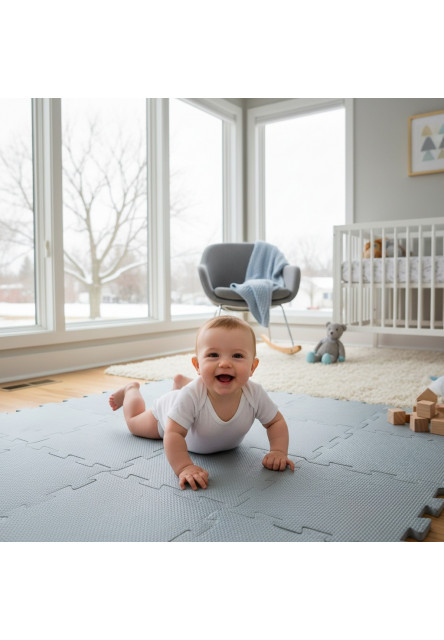 Penová podložka Puzzle 30x30 cm 9ks, Animals