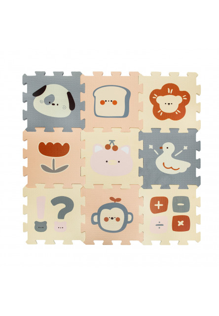Penová podložka Puzzle 30x30 cm 9ks, Logic