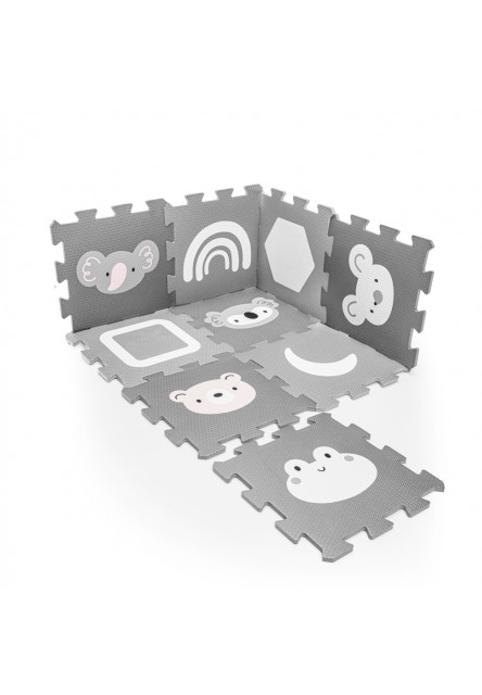 Penová podložka Puzzle 30x30 cm 9ks, Wild Life