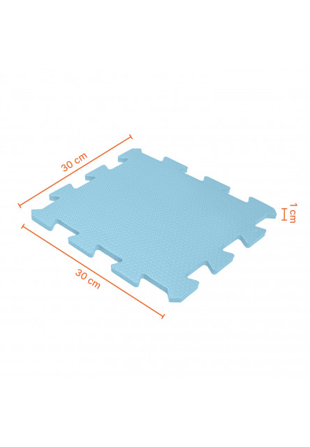 Penová podložka Puzzle 30x30 cm 9ks, Wild Life