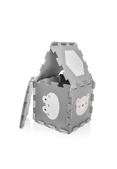 Penová podložka Puzzle 30x30 cm 9ks, Wild Life