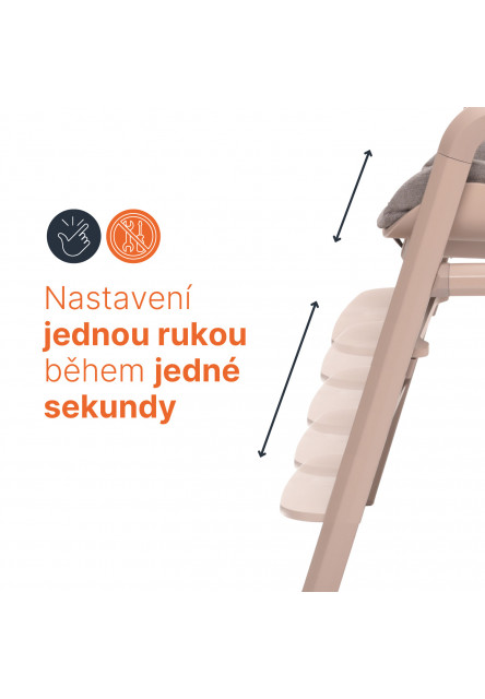 Detská stolička Inspira, Candy Pink