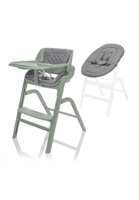 Set stolička Inpira + novorodenecký set, Pistacio  Green