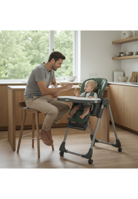 Jídelná stolička Monti 2, Diamond Green