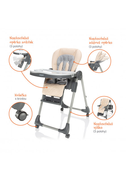 Jídelná stolička Monti 2, Diamond Green