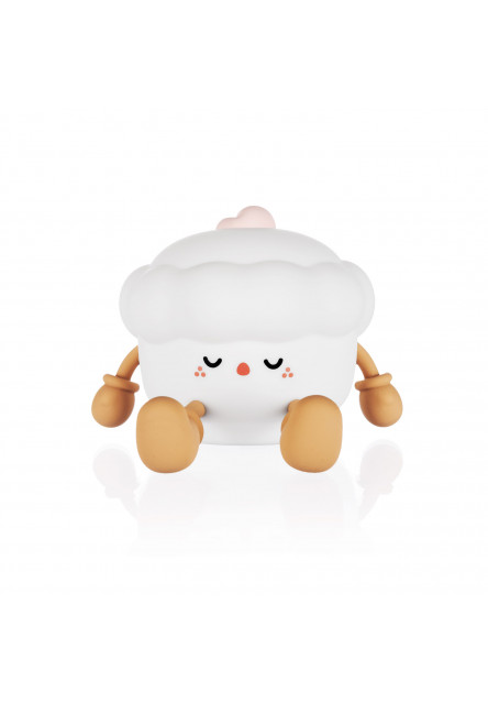 Silikónová nočná LED lampa veľkosť M, Muffin