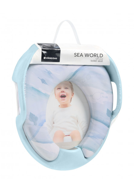 Dětské WC sedátko Sea World Seashell Blue