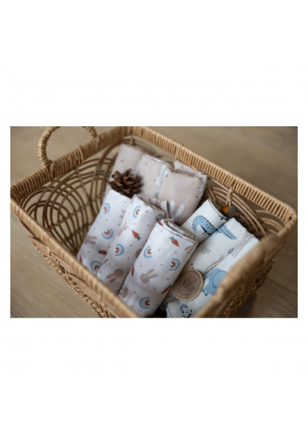 Bubaba Látkové pleny 3 ks Beige Bunnys