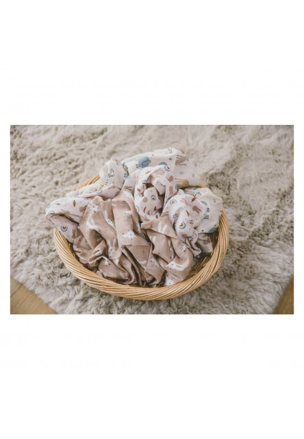 Bubaba Látkové pleny 3 ks Beige Bunnys