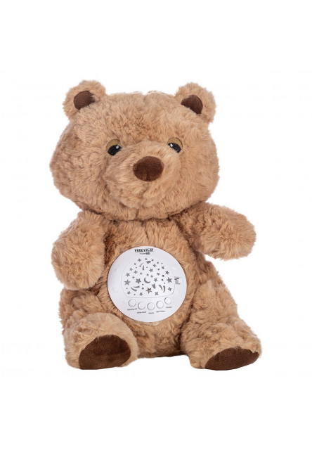 Free2Play Usínáček s hudbou a světelnou projekcí Teddy Bear