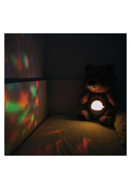Free2Play Usínáček s hudbou a světelnou projekcí Teddy Bear