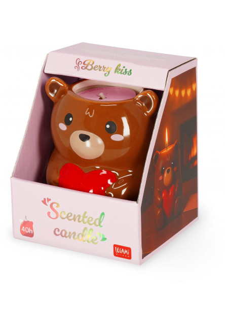 Vonná sviečka Legami Teddy Bear - Berry Kiss 250 gr