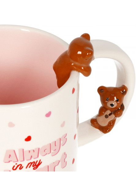 Kameninový hrnček Legami Too Cute To Handle - Teddy Bear 350 ml