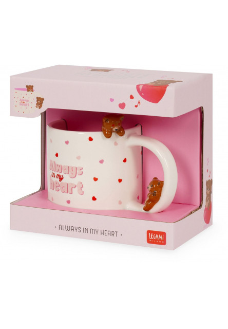 Kameninový hrnček Legami Too Cute To Handle - Teddy Bear 350 ml