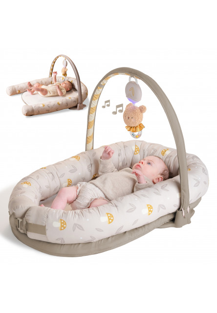 Hnízdo pro miminko s hrazdou Little Explorer