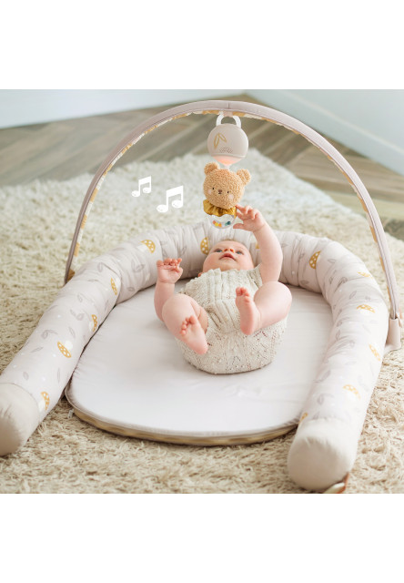 Hnízdo pro miminko s hrazdou Little Explorer