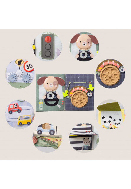 Knížka s aktivitami do auta Busy Book