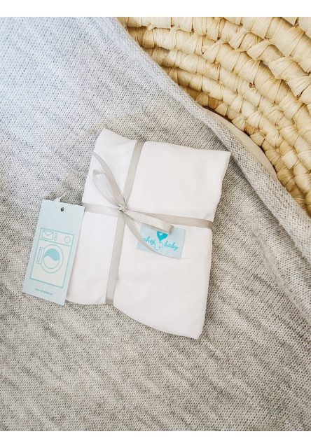 Prostěradlo Ahojbaby z mušelínové bavlny do kočárku, košíku a kolébky Sand pískové