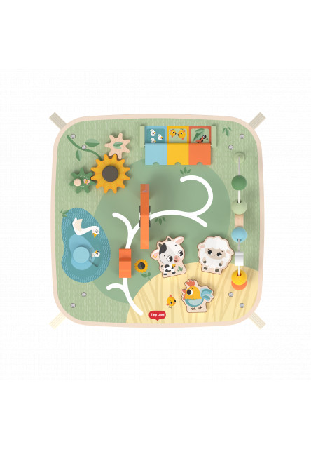 Stolek s aktivitami dřevěný Farmers Funday