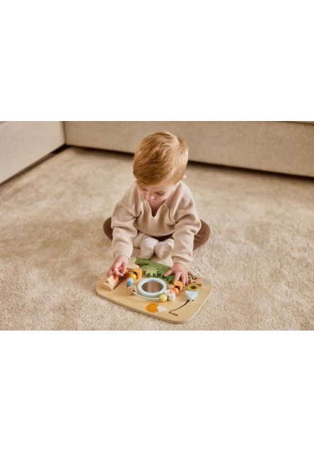 Pult s aktivitami dřevěný Farmers Funday