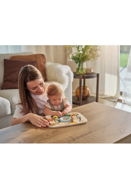 Pult s aktivitami dřevěný Farmers Funday