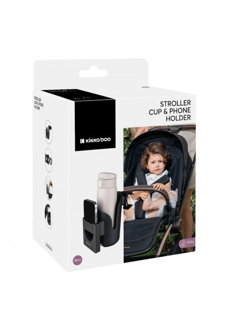 Držák na nápoj a mobil