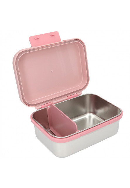 Desiatový box nerezový PINK