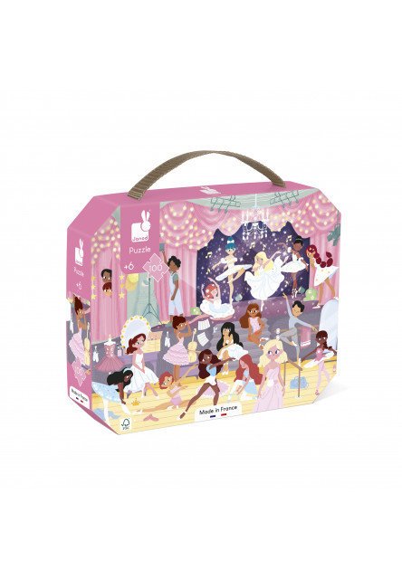 Puzzle v kufríku Tanečnice 100 ks