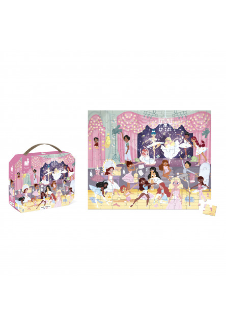 Puzzle v kufríku Tanečnice 100 ks