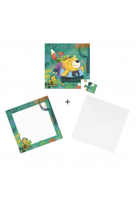 Blahoželanie k narodeninám s puzzle Turistika