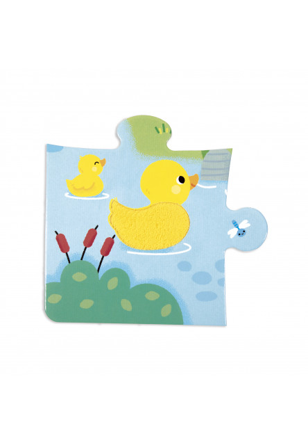 Dotykové senzorické puzzle Farma