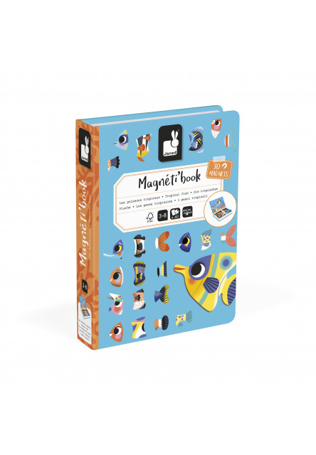 Magnetibook Tropické ryby Magnetická kniha pre deti