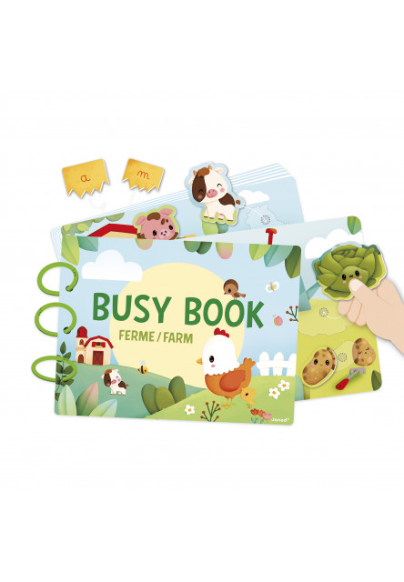 Farma Busy Book interaktívna kniha s aktivitami od 3 rokov