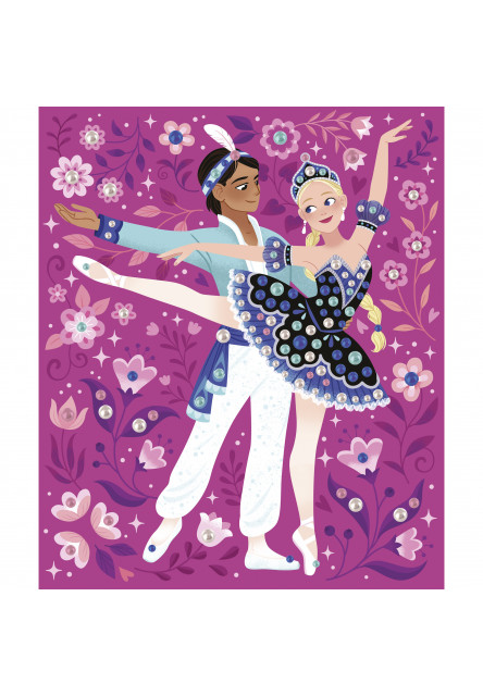 Atelier Kreatívna sada Mini Tanečníci Dekorovanie perlami