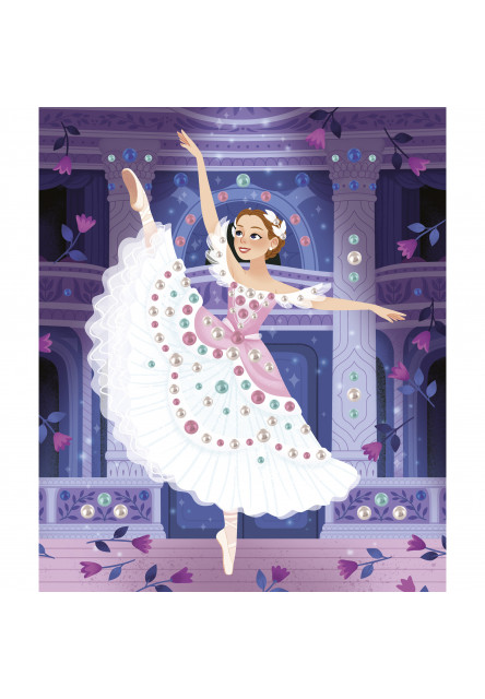 Atelier Kreatívna sada Mini Tanečníci Dekorovanie perlami