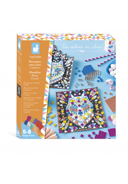 Atelier Kreatívna sada Maxi Mandaly pre priateľov Mozaika 8 ks