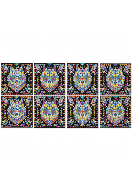 Atelier Kreatívna sada Maxi Mandaly pre priateľov Mozaika 8 ks