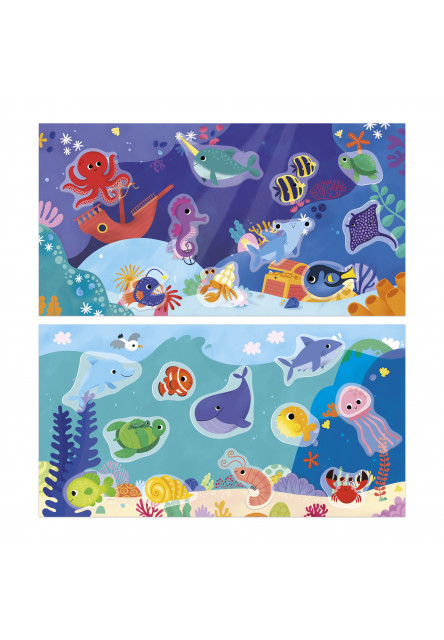 My arts&crafts Mini Znovupoužiteľné nálepky More od 18 mesiacov